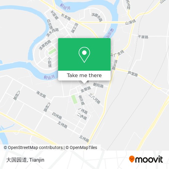 大国园道 map