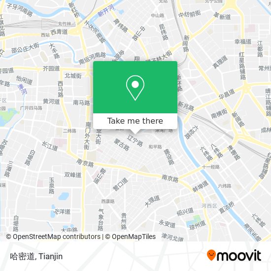 哈密道 map