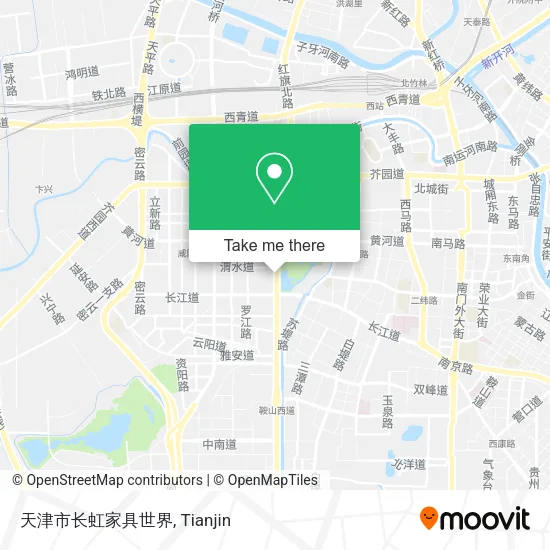 天津市长虹家具世界 map