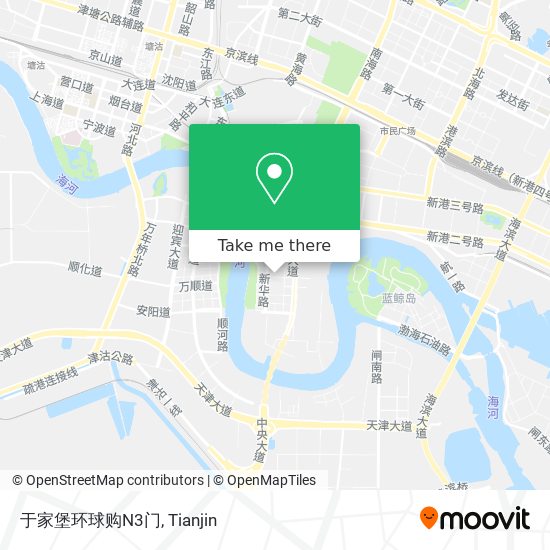 于家堡环球购N3门 map