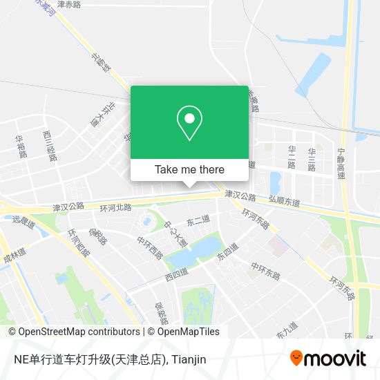 NE单行道车灯升级(天津总店) map