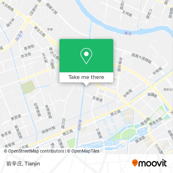 前辛庄 map