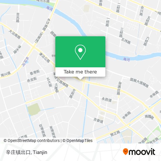 辛庄镇出口 map