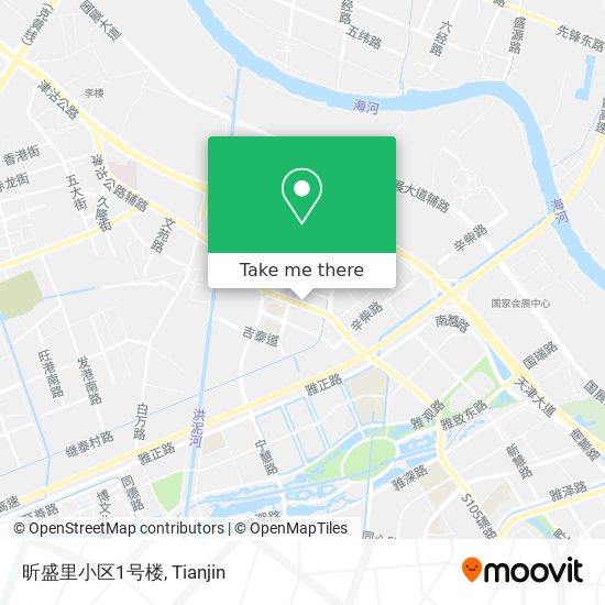 昕盛里小区1号楼 map