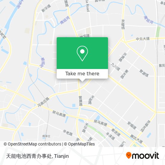 天能电池西青办事处 map
