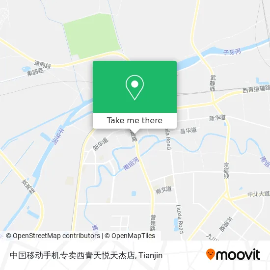 中国移动手机专卖西青天悦天杰店 map