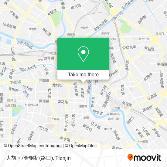 大胡同/金钢桥(路口) map