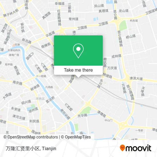 万隆汇贤里小区 map