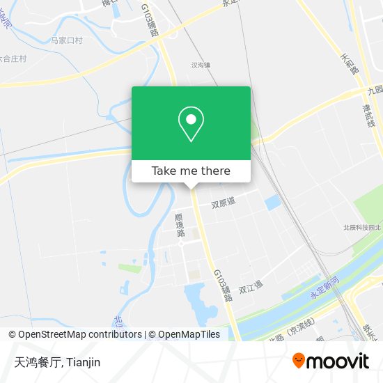 天鸿餐厅 map