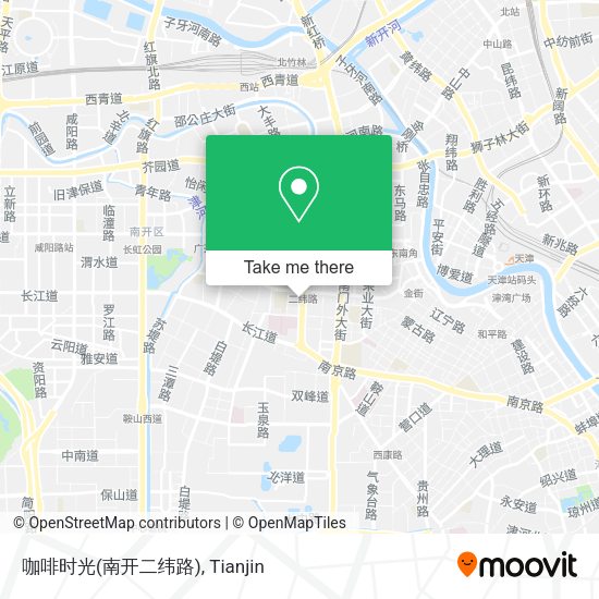 咖啡时光(南开二纬路) map