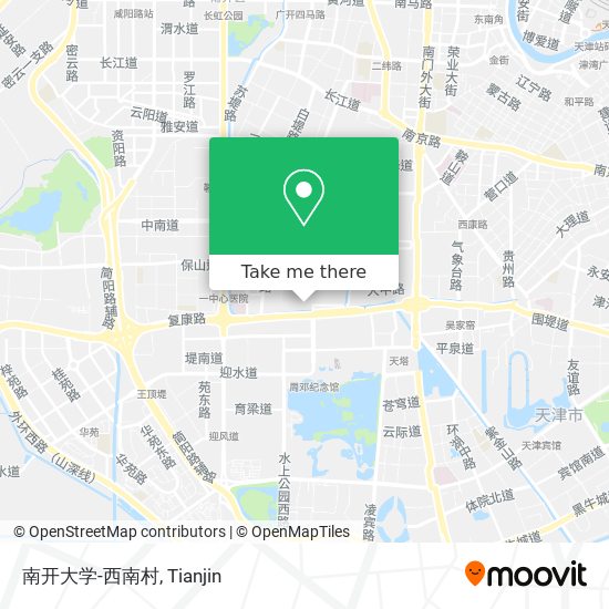 南开大学-西南村 map