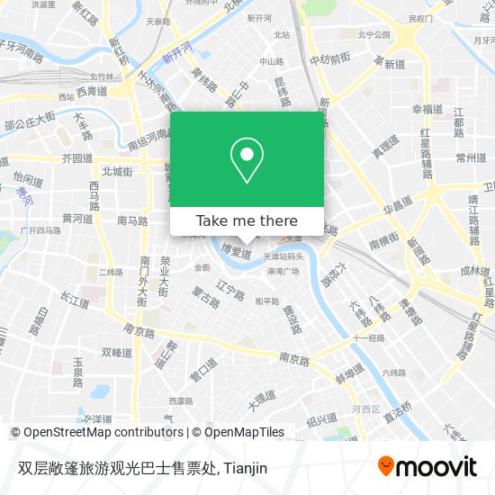 双层敞篷旅游观光巴士售票处 map