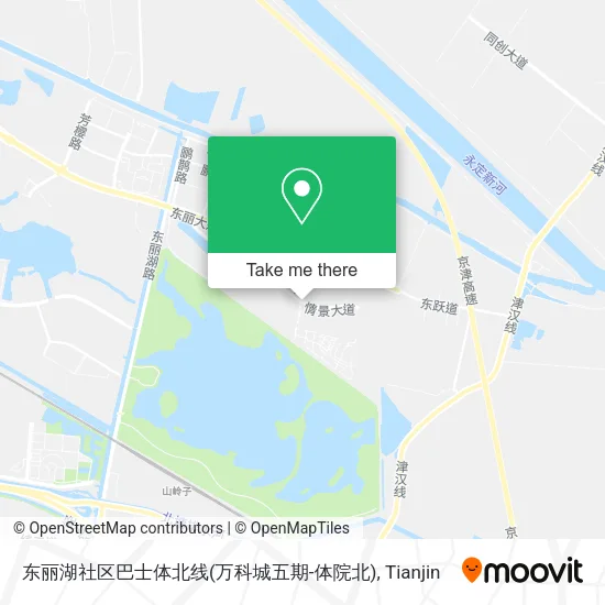 东丽湖社区巴士体北线(万科城五期-体院北) map