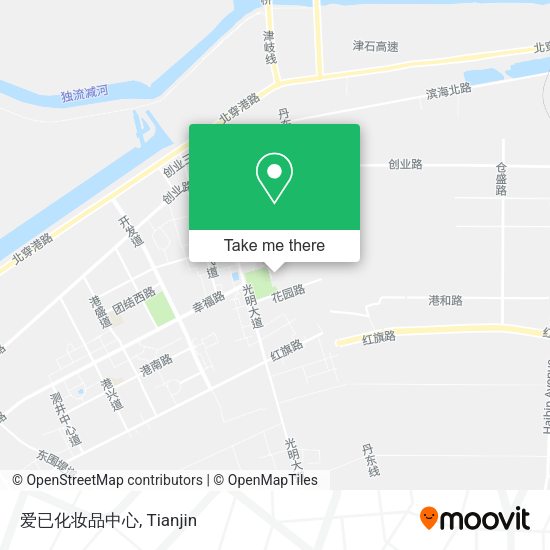 爱已化妆品中心 map