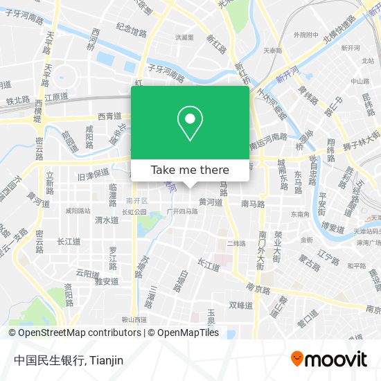 中国民生银行 map