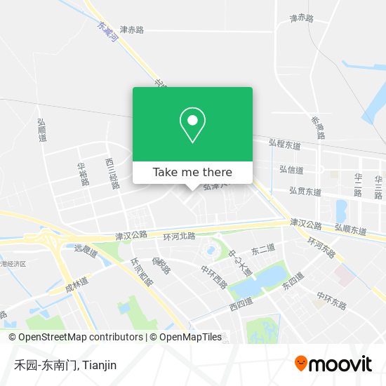 禾园-东南门 map
