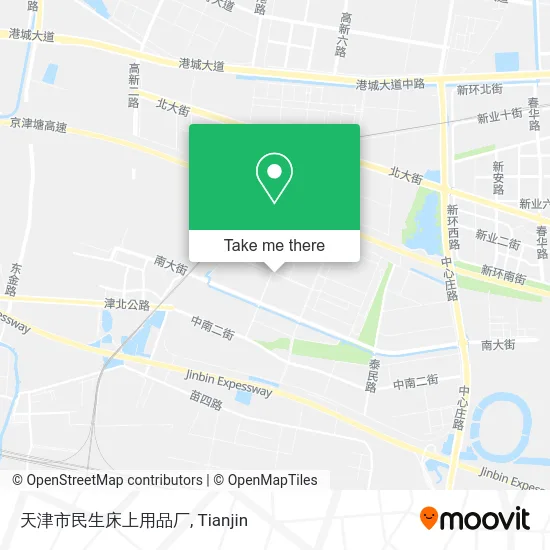 天津市民生床上用品厂 map