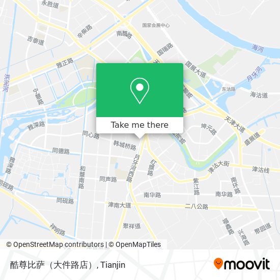 酷尊比萨（大件路店） map