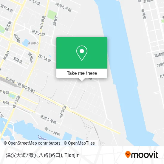 津滨大道/海滨八路(路口) map