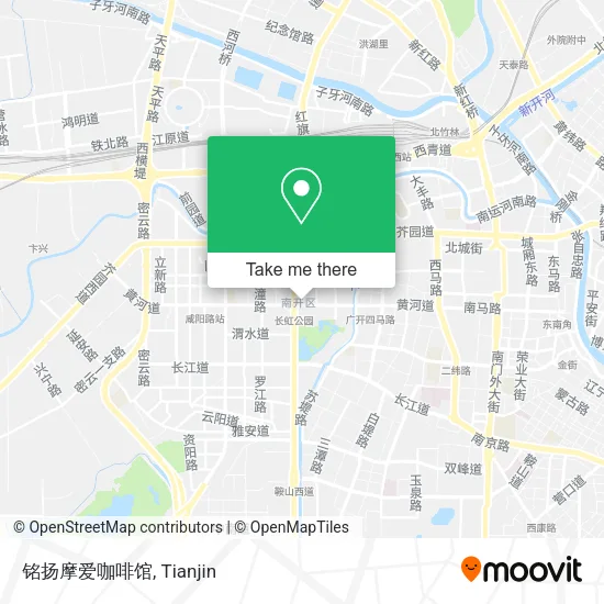 铭扬摩爱咖啡馆 map