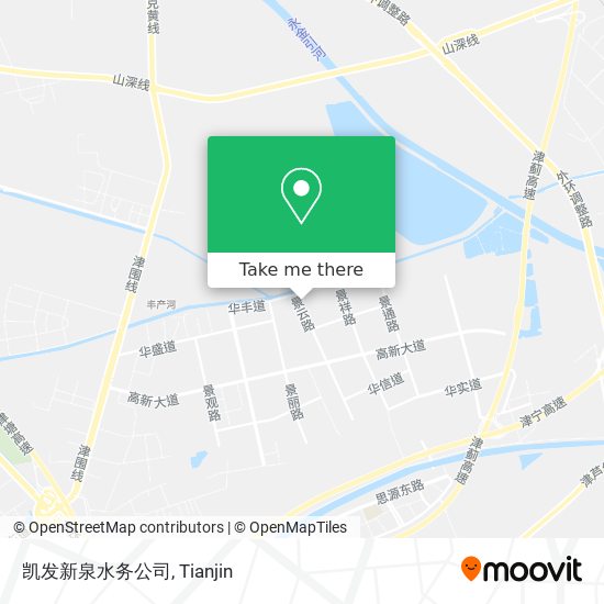 凯发新泉水务公司 map