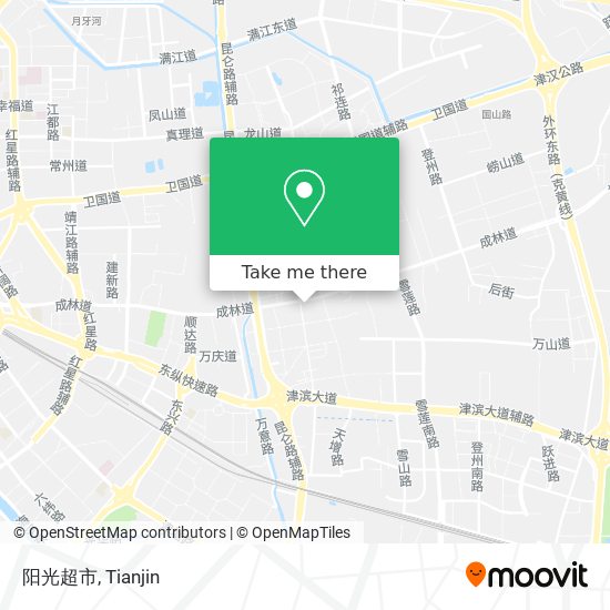阳光超市 map