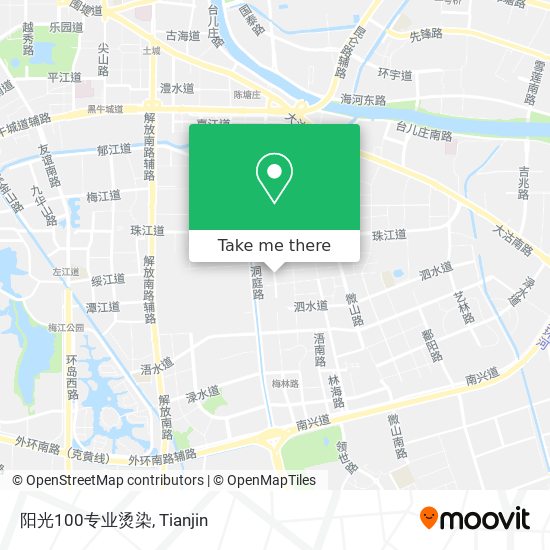 阳光100专业烫染 map