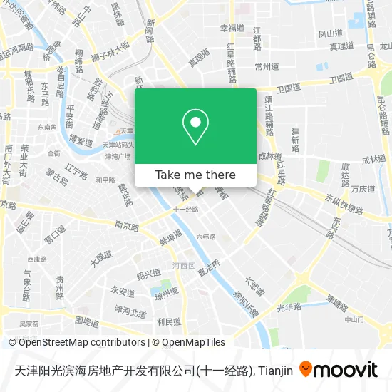 天津阳光滨海房地产开发有限公司(十一经路) map