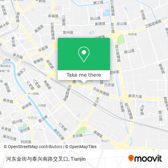河东金街与泰兴南路交叉口 map