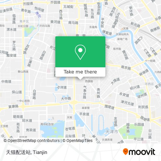 天猫配送站 map