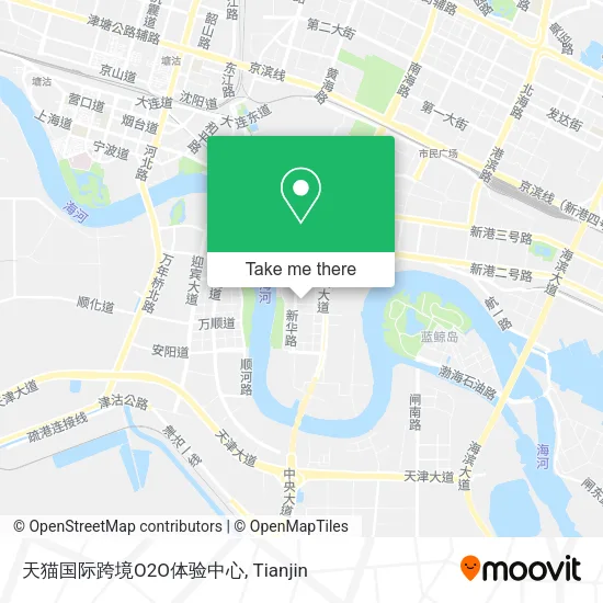 天猫国际跨境O2O体验中心 map