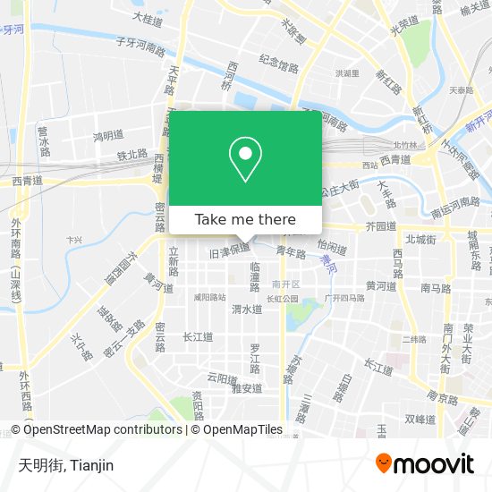 天明街 map