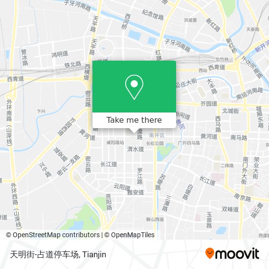 天明街-占道停车场 map