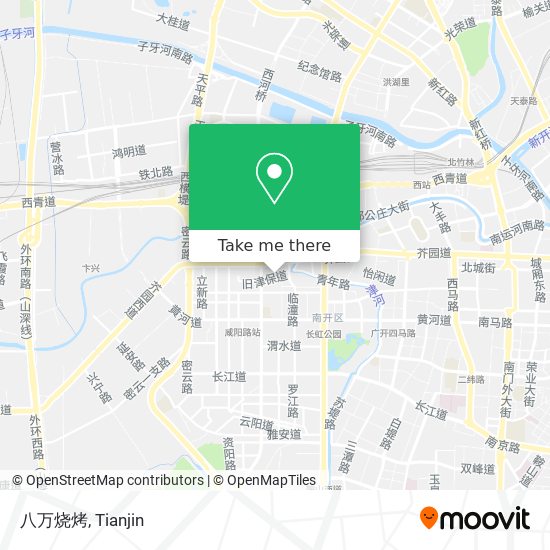 八万烧烤 map