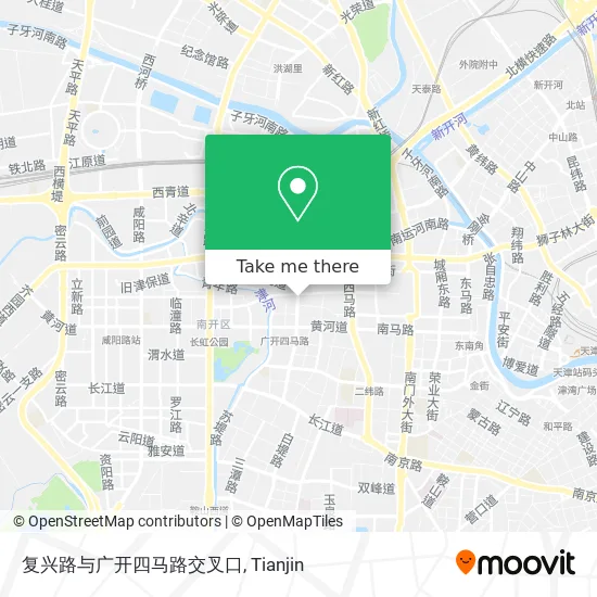复兴路与广开四马路交叉口 map