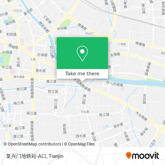 复兴门地铁站-A口 map