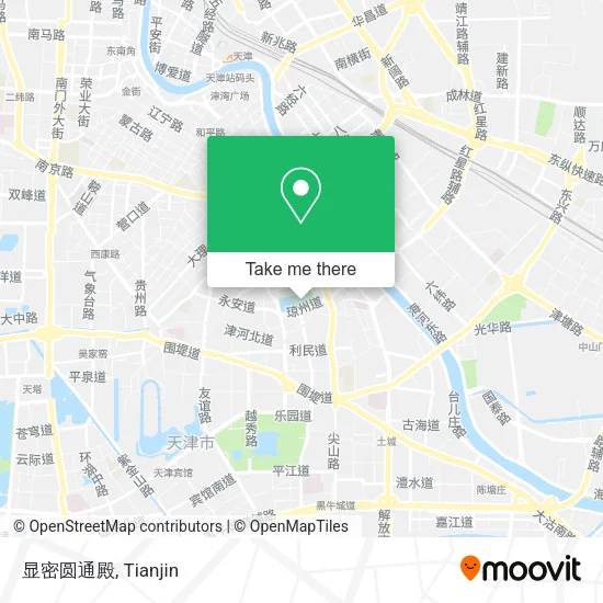显密圆通殿 map