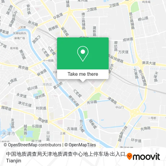 中国地质调查局天津地质调查中心地上停车场-出入口 map