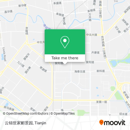 云锦世家郦景园 map