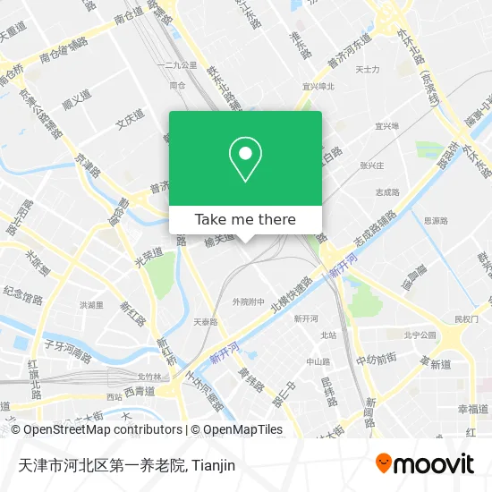 天津市河北区第一养老院 map