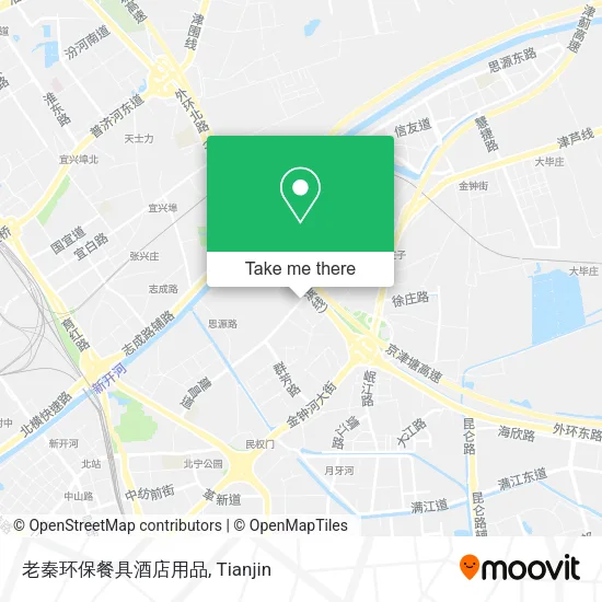 老秦环保餐具酒店用品 map