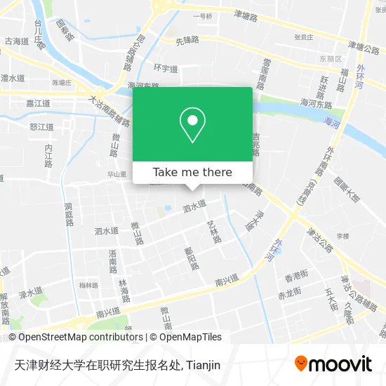 天津财经大学在职研究生报名处 map