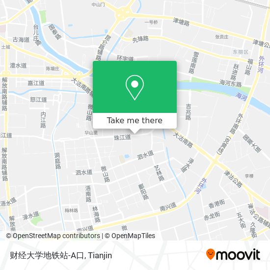 财经大学地铁站-A口 map