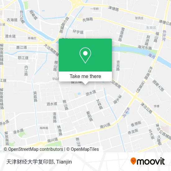 天津财经大学复印部 map