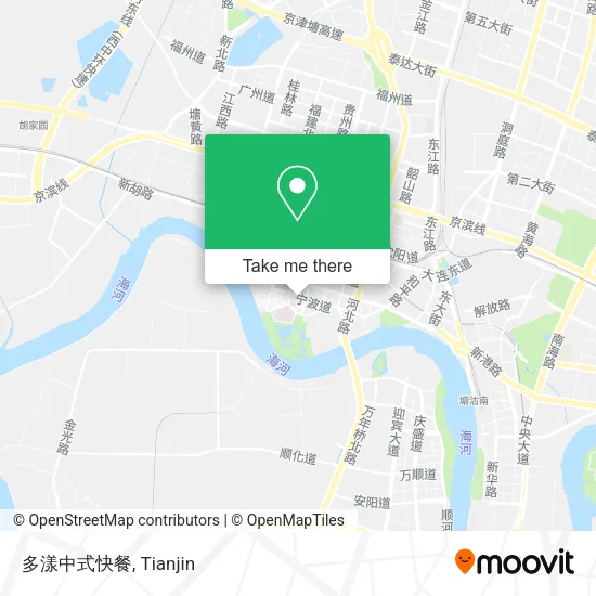 多漾中式快餐 map