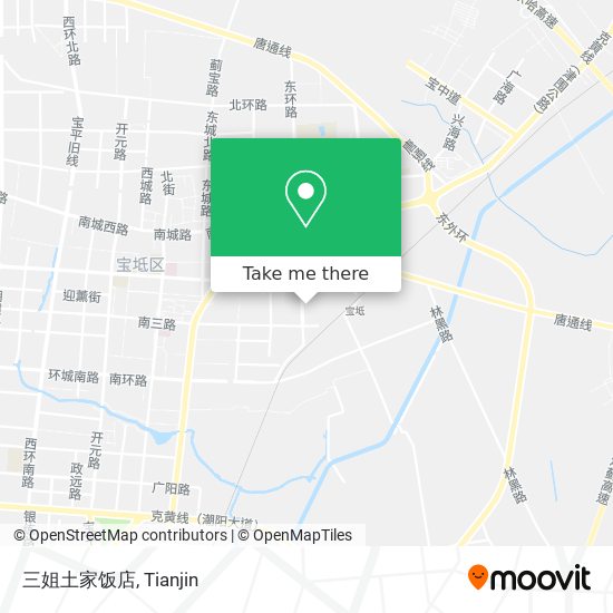 三姐土家饭店 map