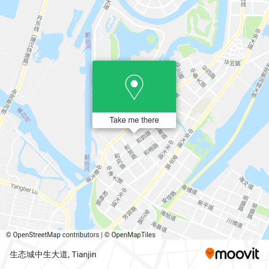 生态城中生大道 map