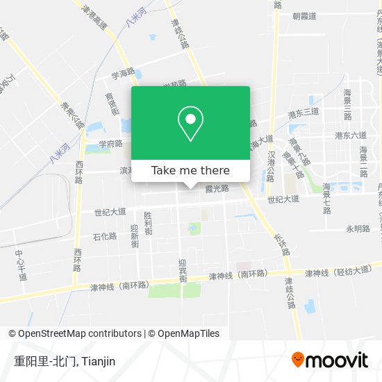 重阳里-北门 map
