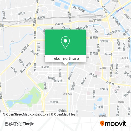 巴黎塔尖 map
