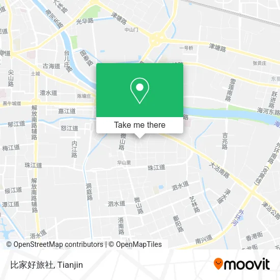 比家好旅社 map